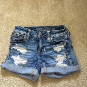 American Eagle jean shorts